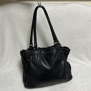 Roots Leather Shoulder Bag